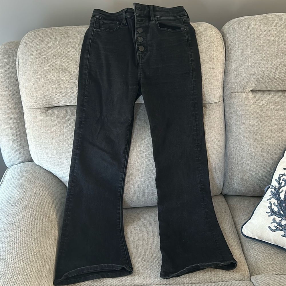 Women’s American Eagle Size 0 Highest Rise Flare Black jeans